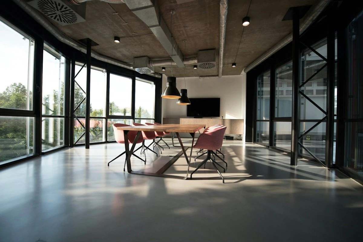 A bright, welcoming open workspace